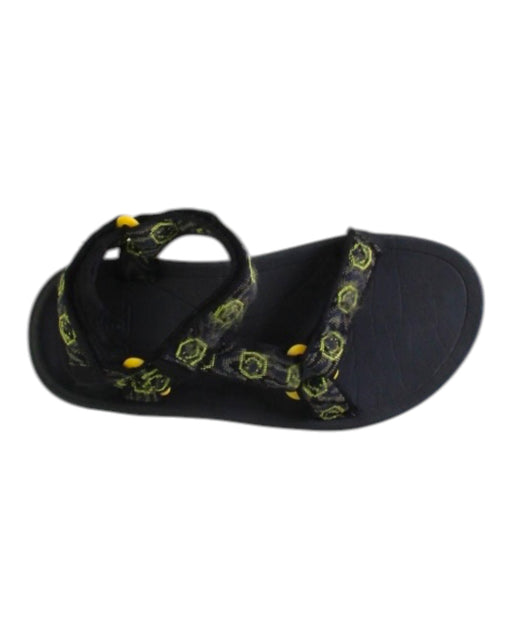 A Black Sandals from Teva in size 7Y for neutral. (Front View)