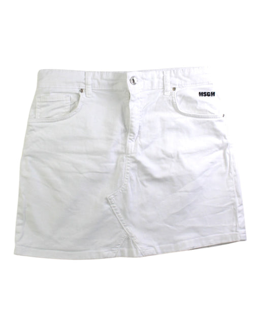 A White Short Skirts from MSGM in size 14Y for girl. (Front View)