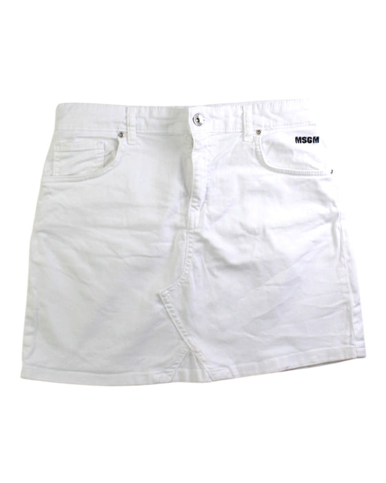 A White Short Skirts from MSGM in size 14Y for girl. (Front View)