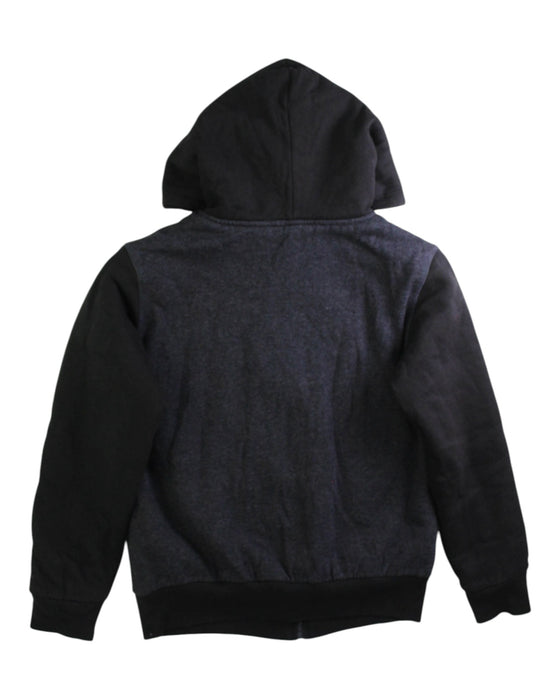 A Black Hooded Sweatshirts from Lee in size 10Y for boy. (Back View)