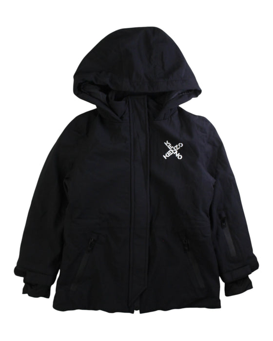 A Black Puffer/Quilted Coats & Outerwear from Kenzo in size 6T for girl. (Front View)