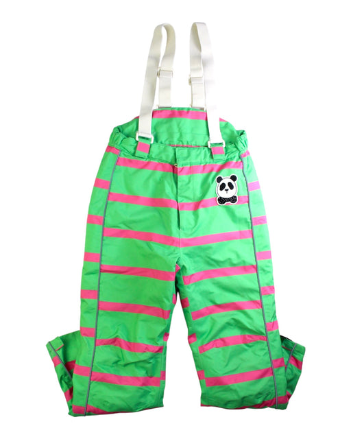 A Green Ski Pants & Salopettes from Mini Rodini in size 7Y for girl. (Front View)