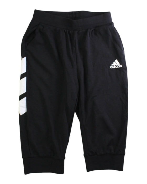 A Black Shorts from Adidas in size 10Y for boy. (Front View)