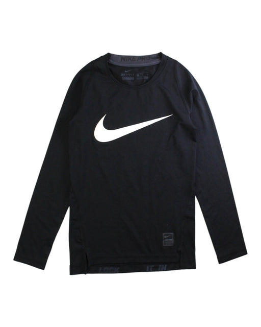 A Black Active Tops from Nike in size 10Y for neutral. (Front View)