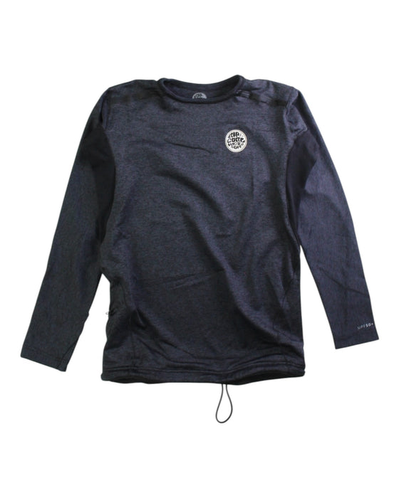 A Navy Rash Guards from Rip Curl in size 12Y for boy. (Front View)
