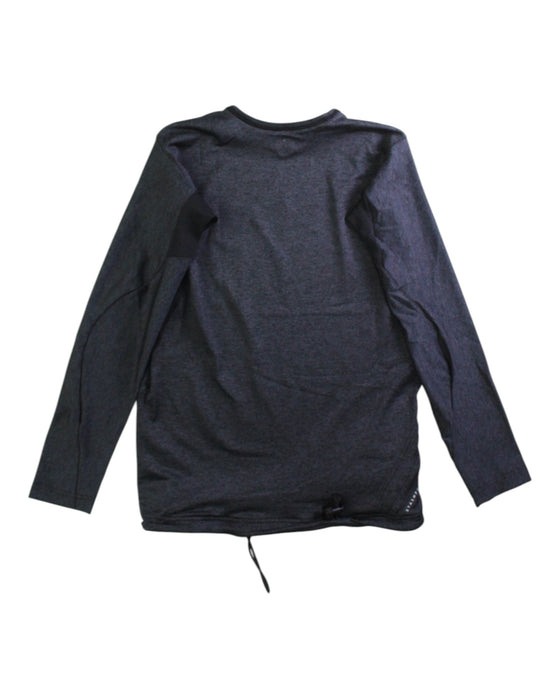 A Navy Rash Guards from Rip Curl in size 12Y for boy. (Back View)