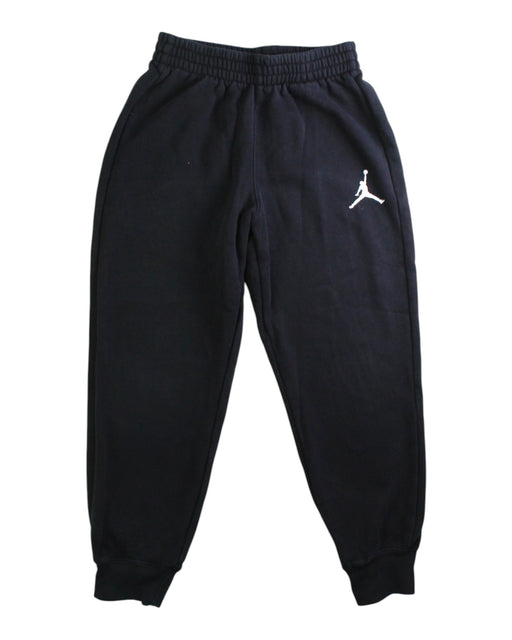 A Black Sweatpants from Air Jordan in size 7Y for boy. (Front View)