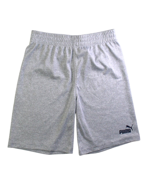 A Grey Shorts from Puma in size 7Y for boy. (Front View)