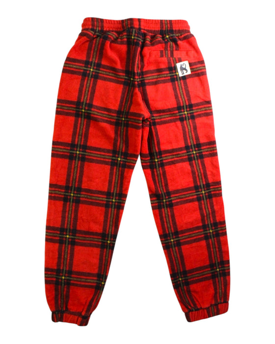 A Red Sweatpants from Mini Rodini in size 7Y for neutral. (Back View)