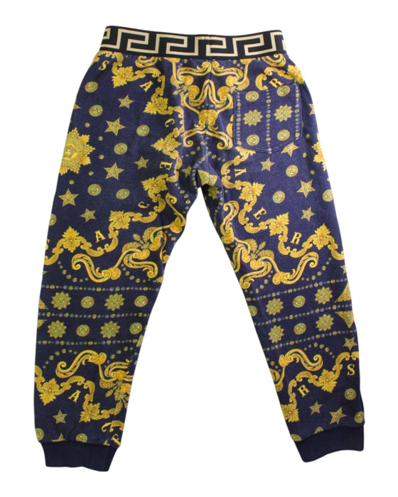 A Navy Sweatpants from Young Versace in size 8Y for neutral. (Back View)