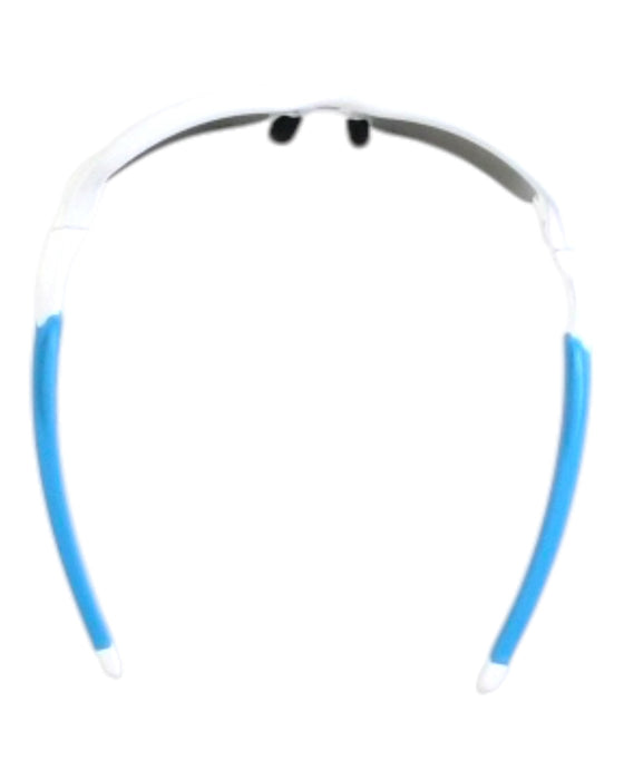 A White Sunglasses from Oakley in size 5T for boy. (Back View)