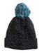 A Black Winter Hats from Kenzo in size 8Y for boy. (Back View)