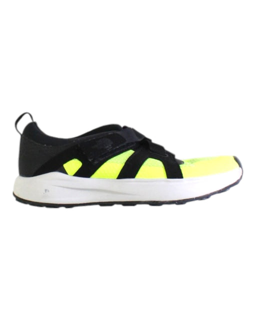 A Black Sneakers from The North Face in size 7Y for boy. (Front View)