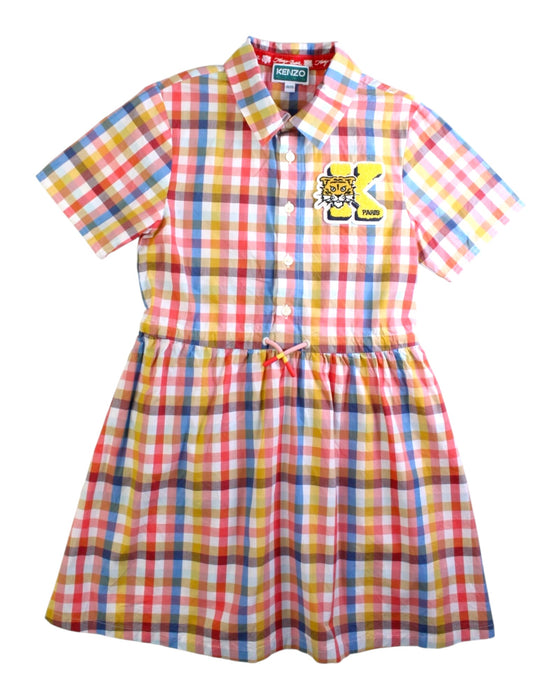 A Multicolor Short Sleeve Dresses from Kenzo in size 8Y for girl. (Front View)