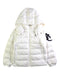 A White Puffer/Quilted Coats & Outerwear from Moncler in size 6T for girl. (Front View)