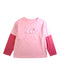 A Pink Long Sleeve T Shirts from Levi's in size 6T for girl. (Front View)