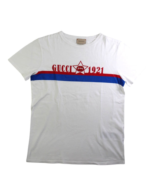 A White Short Sleeve T Shirts from Gucci in size 12Y for neutral. (Front View)