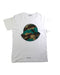 A White Short Sleeve T Shirts from Moncler in size 10Y for boy. (Front View)