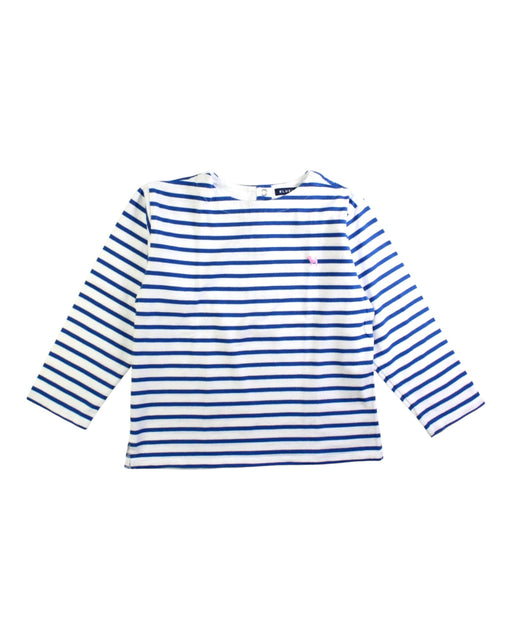 A Blue Long Sleeve T Shirts from Blue Dog Baby in size 6T for girl. (Front View)