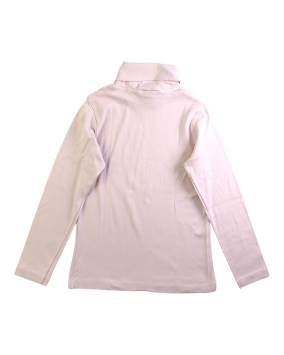 A Ivory Long Sleeve Tops from Petit Bateau in size 6T for girl. (Back View)