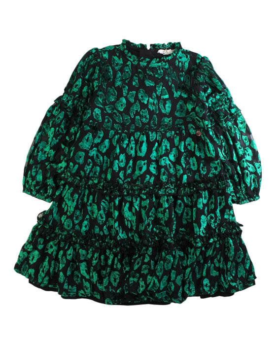 A Black Long Sleeve Dresses from Angel's Face in size 6T for girl. (Front View)