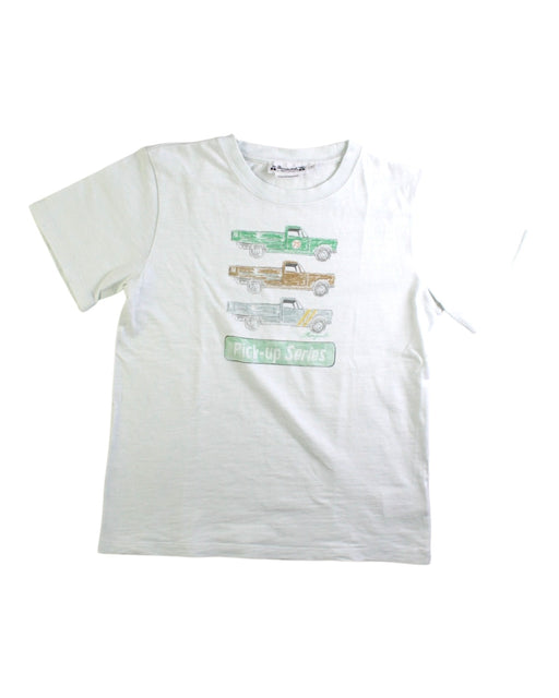 A White Short Sleeve T Shirts from Bonpoint in size 8Y for boy. (Front View)