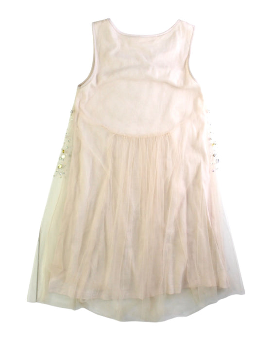 A Ivory Sleeveless Dresses from Tutu Du Monde in size 6T for girl. (Back View)