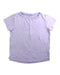 A Purple Short Sleeve T Shirts from Crewcuts in size 4T for girl. (Front View)
