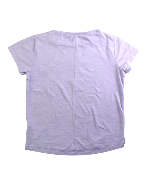 A Purple Short Sleeve T Shirts from Crewcuts in size 4T for girl. (Back View)