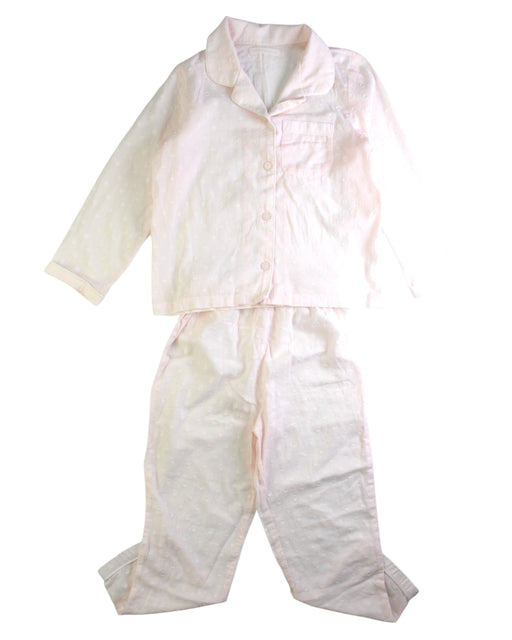 A White Pyjama Sets from Gingersnaps in size 8Y for girl. (Front View)