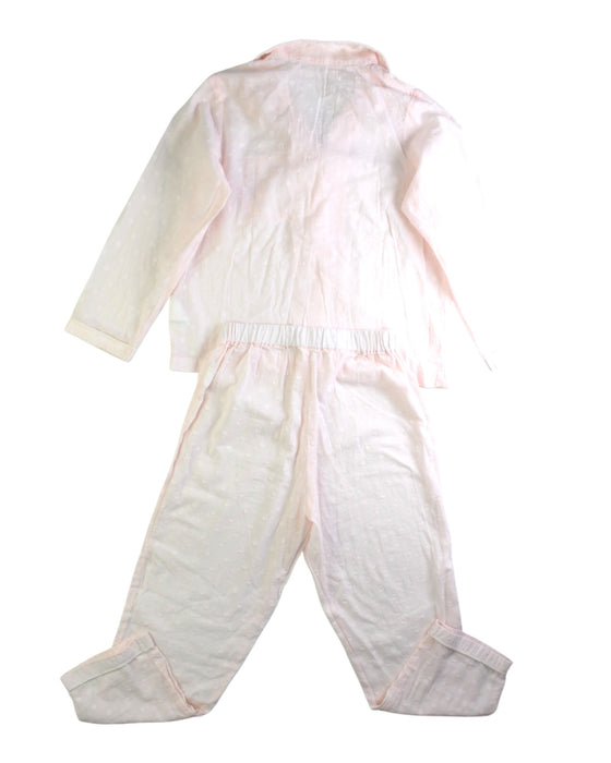 A White Pyjama Sets from Gingersnaps in size 8Y for girl. (Back View)