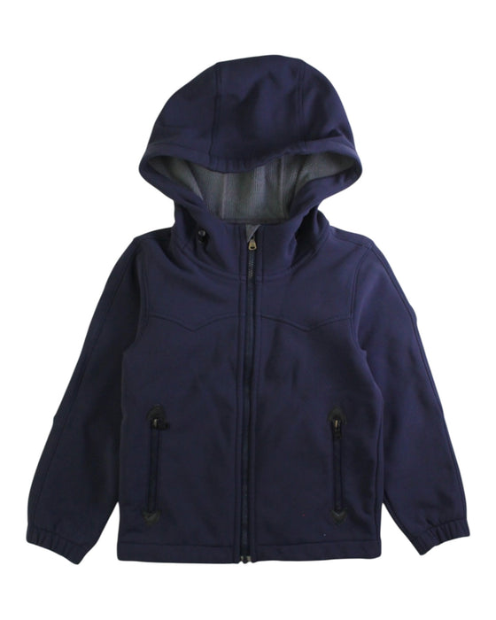 A Navy Lightweight Jackets from Aigle in size 6T for boy. (Front View)