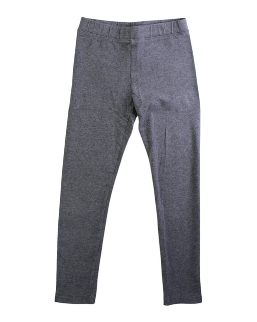 A Grey Leggings from Crewcuts in size 6T for girl. (Front View)