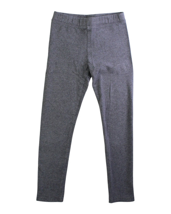 A Grey Leggings from Crewcuts in size 6T for girl. (Front View)