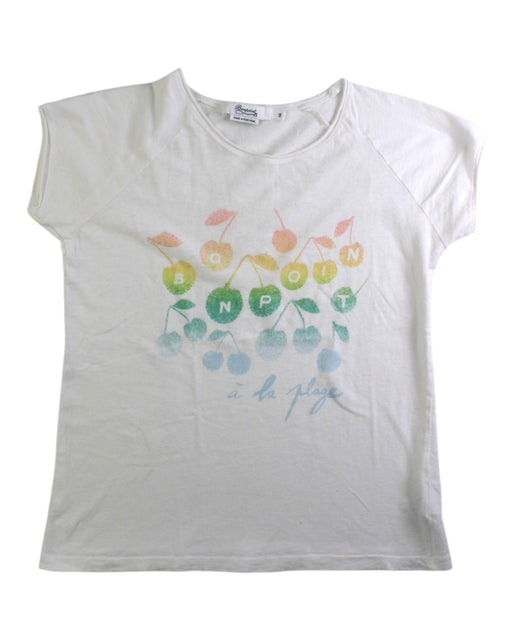 A White Short Sleeve T Shirts from Bonpoint in size 10Y for girl. (Front View)