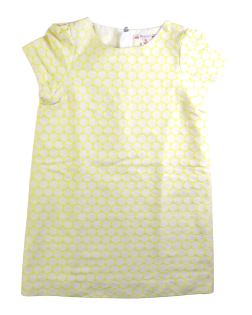 A Yellow Short Sleeve Dresses from Bonpoint in size 8Y for girl. (Front View)