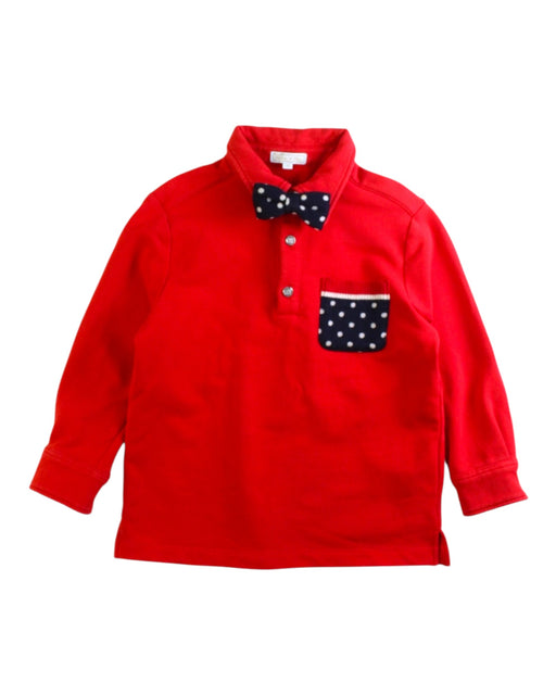 A Red Long Sleeve Shirts from Nicholas & Bears in size 4T for boy. (Front View)