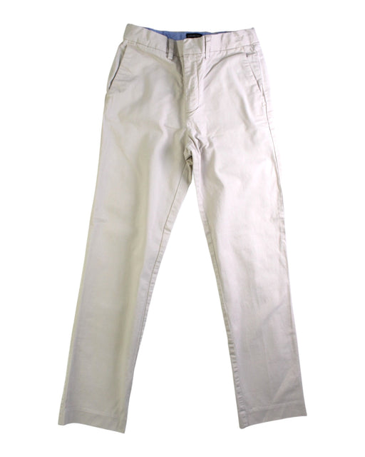 A Beige Casual Pants from Crewcuts in size 10Y for boy. (Front View)