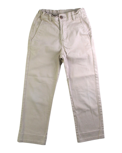 A Beige Casual Pants from Nautica in size 8Y for boy. (Front View)