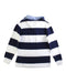 A Navy Long Sleeve Polos from Polo Ralph Lauren in size 6T for boy. (Back View)