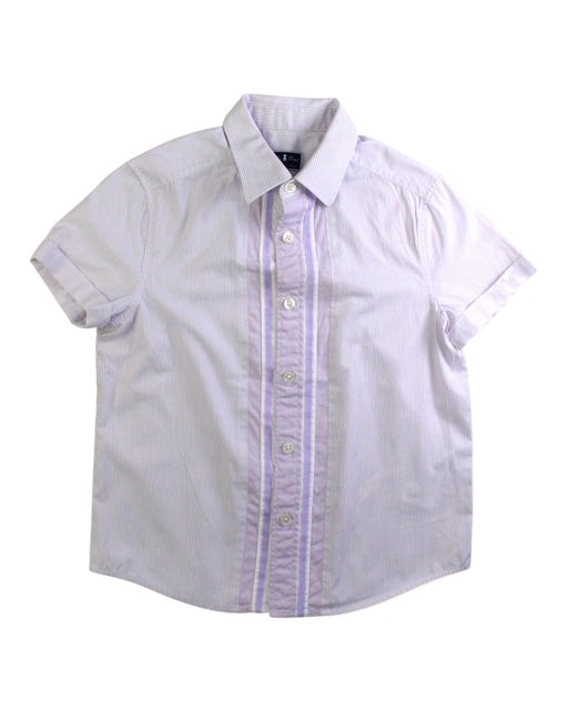 A White Short Sleeve Shirts from Nicholas & Bears in size 6T for boy. (Front View)