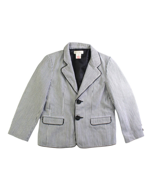 A Black Blazers from Monsoon in size 2T for boy. (Front View)