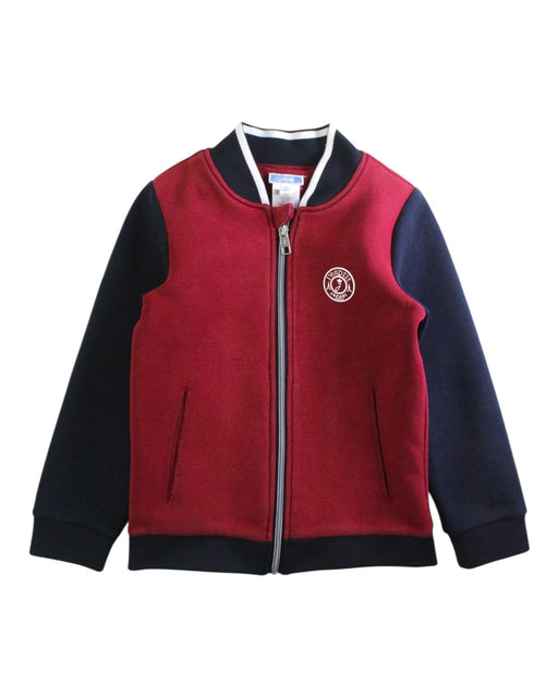 A Red Lightweight Jackets from Jacadi in size 8Y for boy. (Front View)