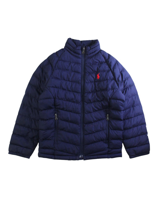 A Navy Puffer/Quilted Coats & Outerwear from Polo Ralph Lauren in size 6T for boy. (Front View)
