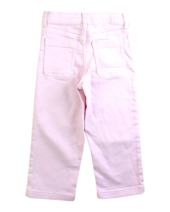 A Pink Casual Pants from Crewcuts in size 4T for girl. (Back View)