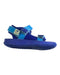 A Blue Sandals from New Balance in size 5T for boy. (Front View)