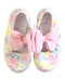 A Pink Flats from Janie & Jack in size 3T for girl. (Back View)