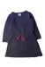 A Navy Long Sleeve Dresses from Boden in size 6T for girl. (Front View)