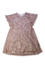 A Gold Sleeveless Dresses from Vertbaudet in size 7Y for girl. (Front View)