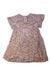A Gold Sleeveless Dresses from Vertbaudet in size 7Y for girl. (Back View)